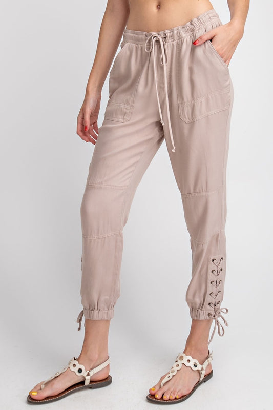 Lace Up Joggers