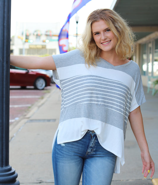 Sassy Stripes Top