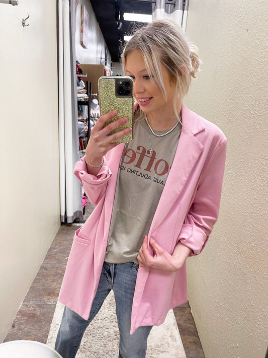 Pink Blazer