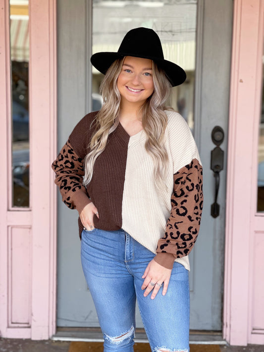 Fool For You Leopard Sweater