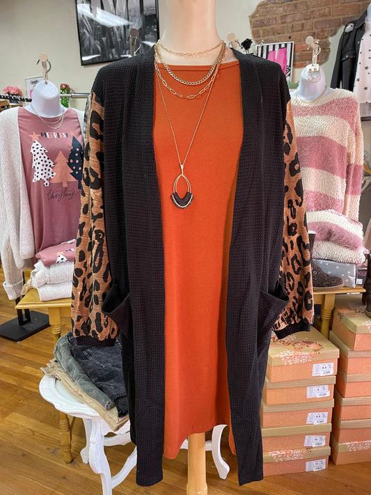 Calm But Catty Cardigan