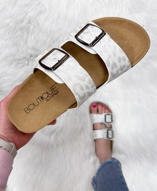 Beach Babe White Sandals