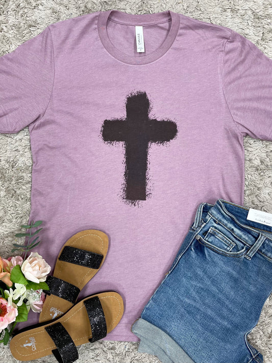 Brush Cross Tee