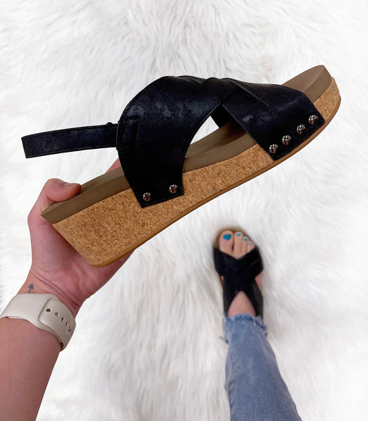 Black "Wow" Foam Wedge-Corkys