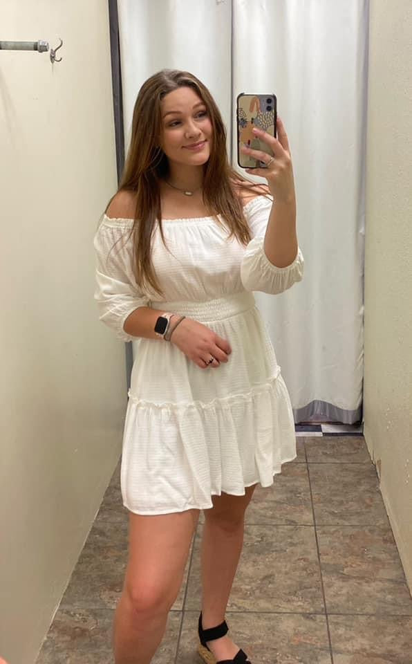 White Off The Shoulder Dress