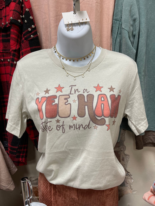 Yeehaw State Of Mind Tee