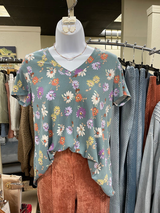 Jade Flower Top