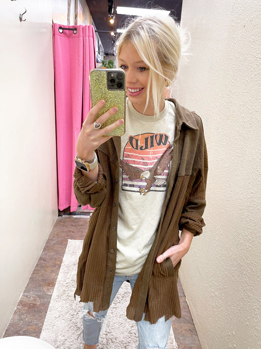 Cocoa Thermal Shacket