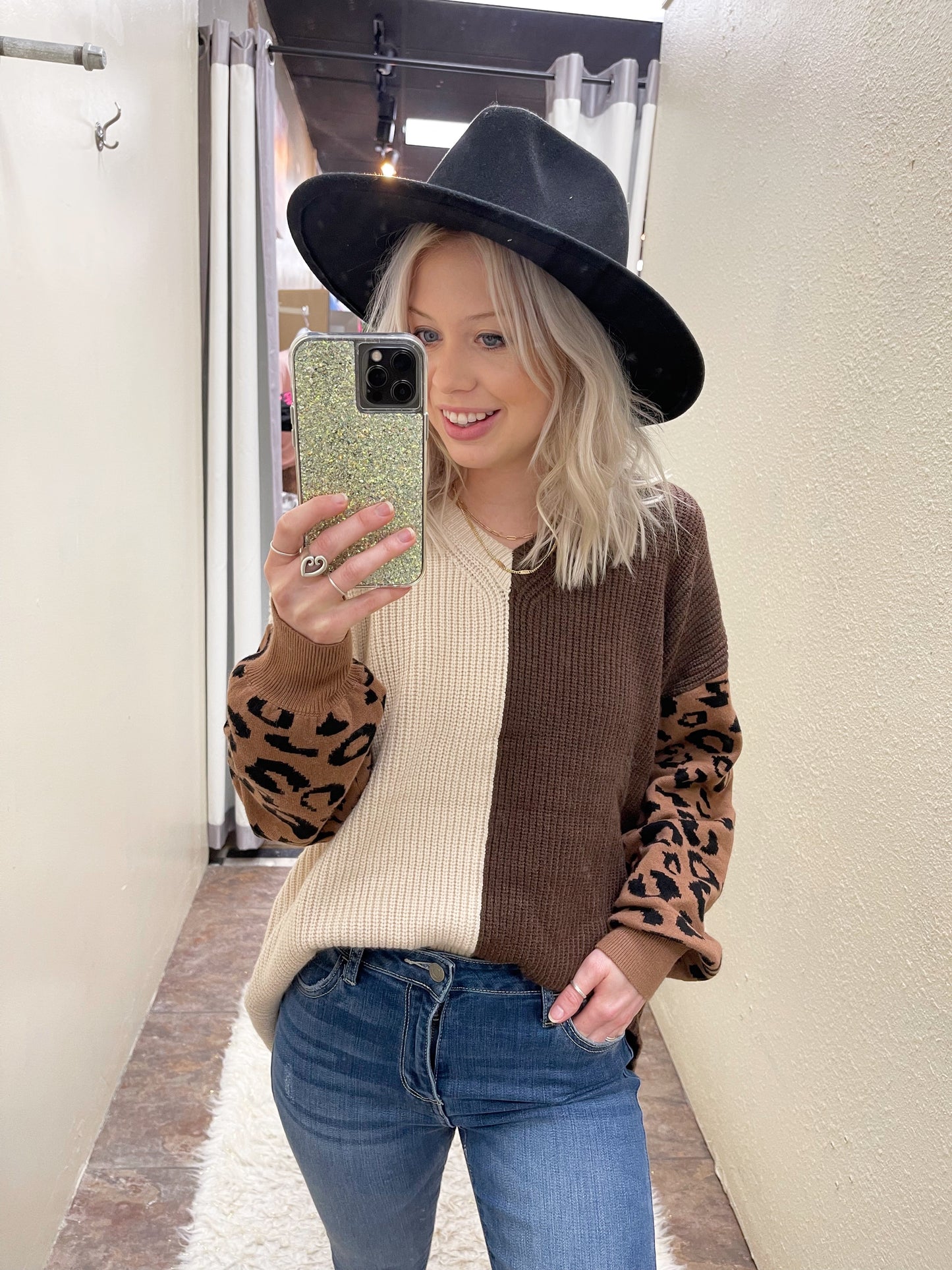 Fool For You Leopard Sweater