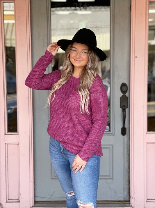 Magenta Sweater