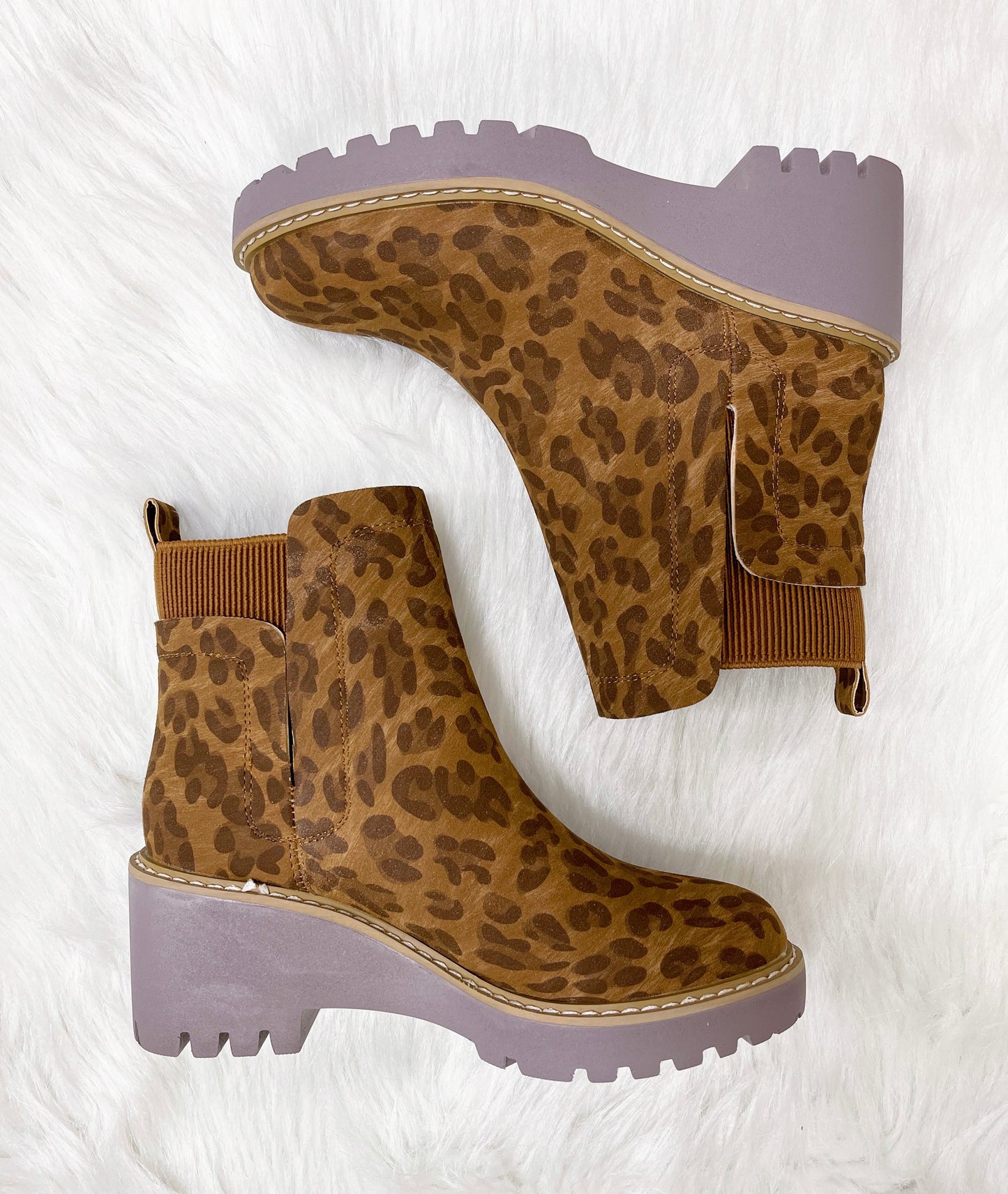 Brown Leopard Basic Boots-Corky's