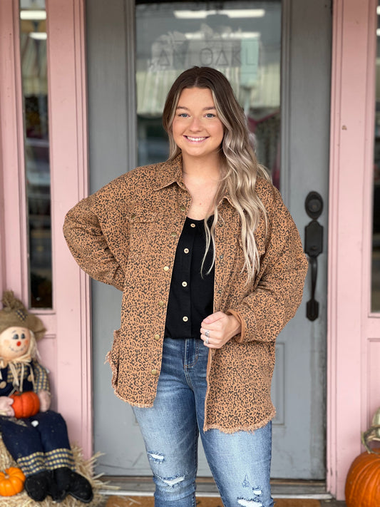Good Reputation Leopard Jacket