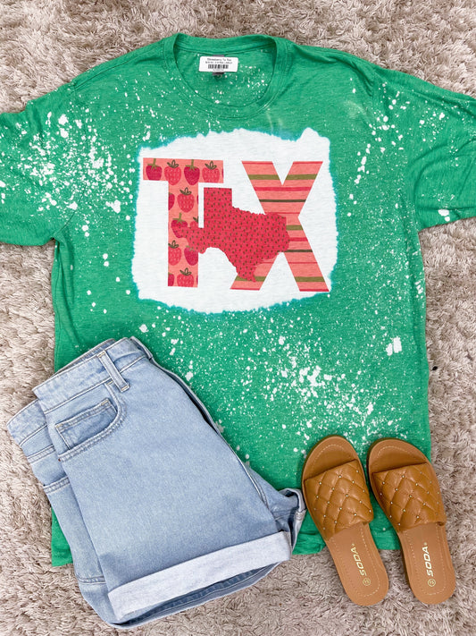 Strawberry Tx Tee