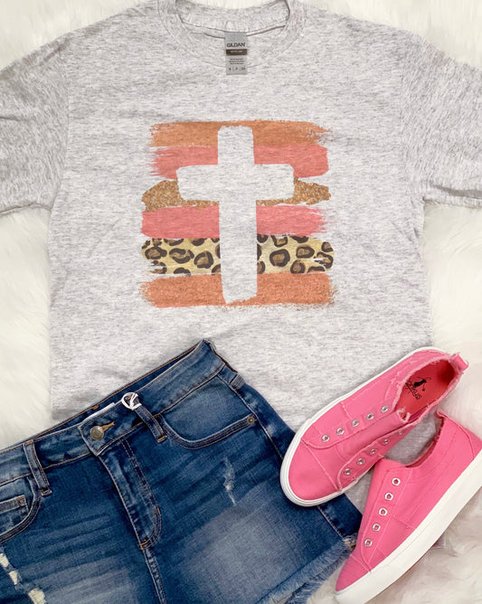 Brush Strokes Cross