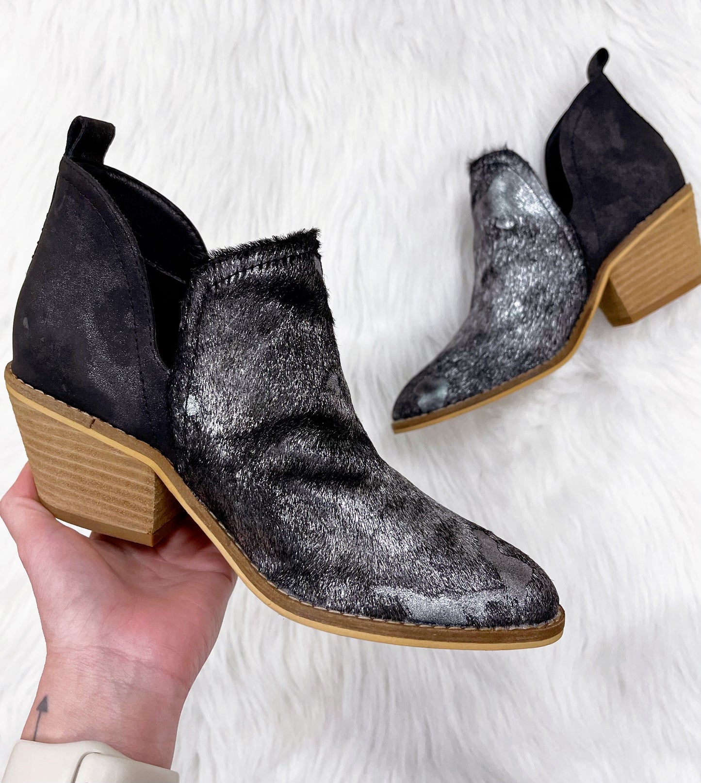 Pewter Limitless Booties-Corkys