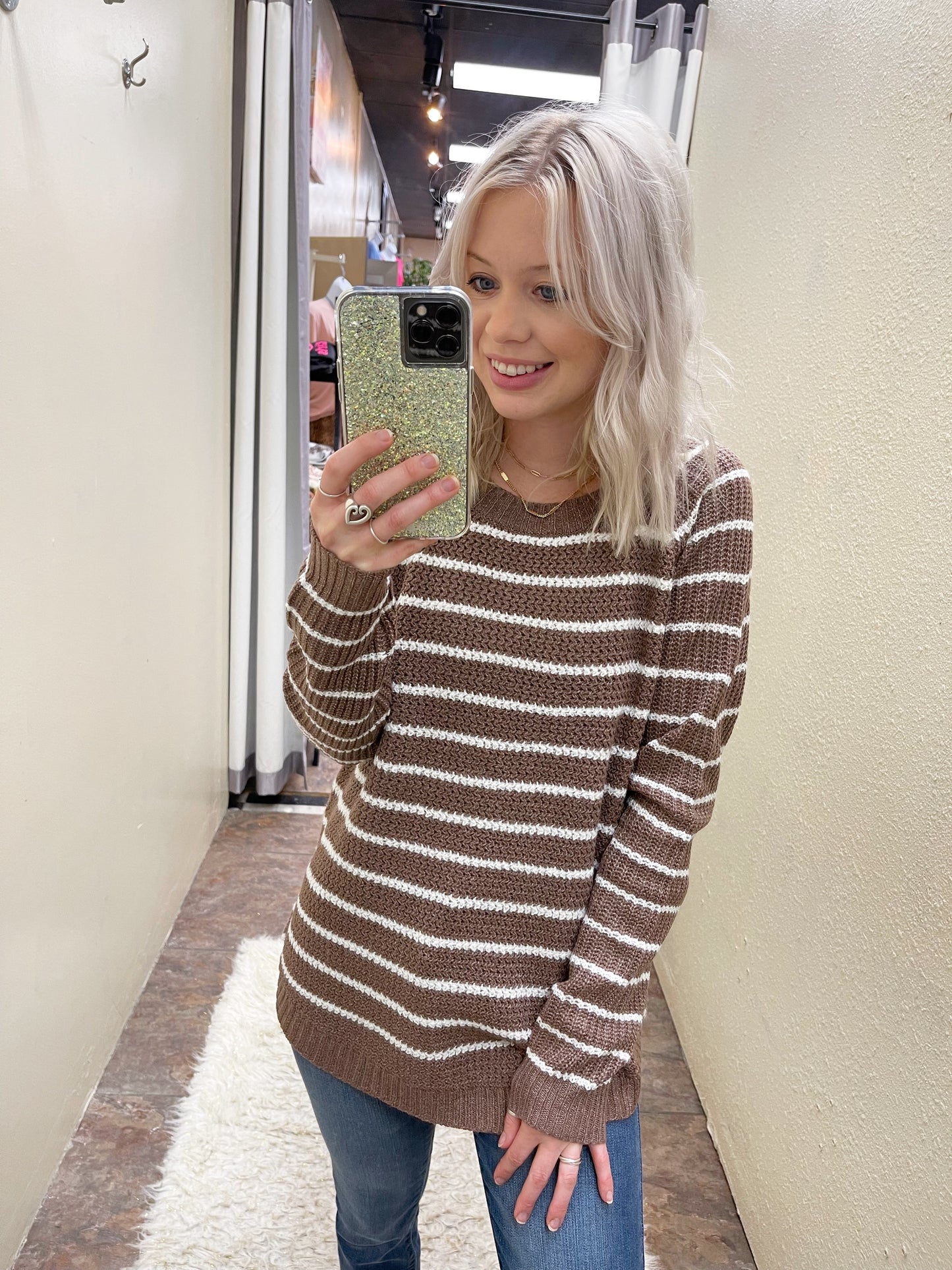 Cappuccino Stripe Sweater