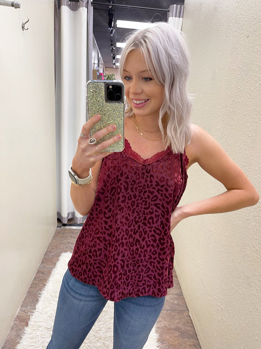 Burn Out Velvet Cami