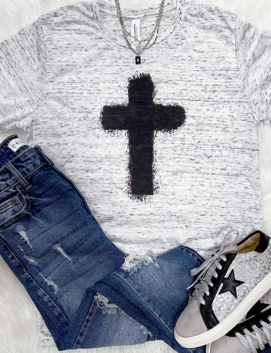 Splatter Cross Tee