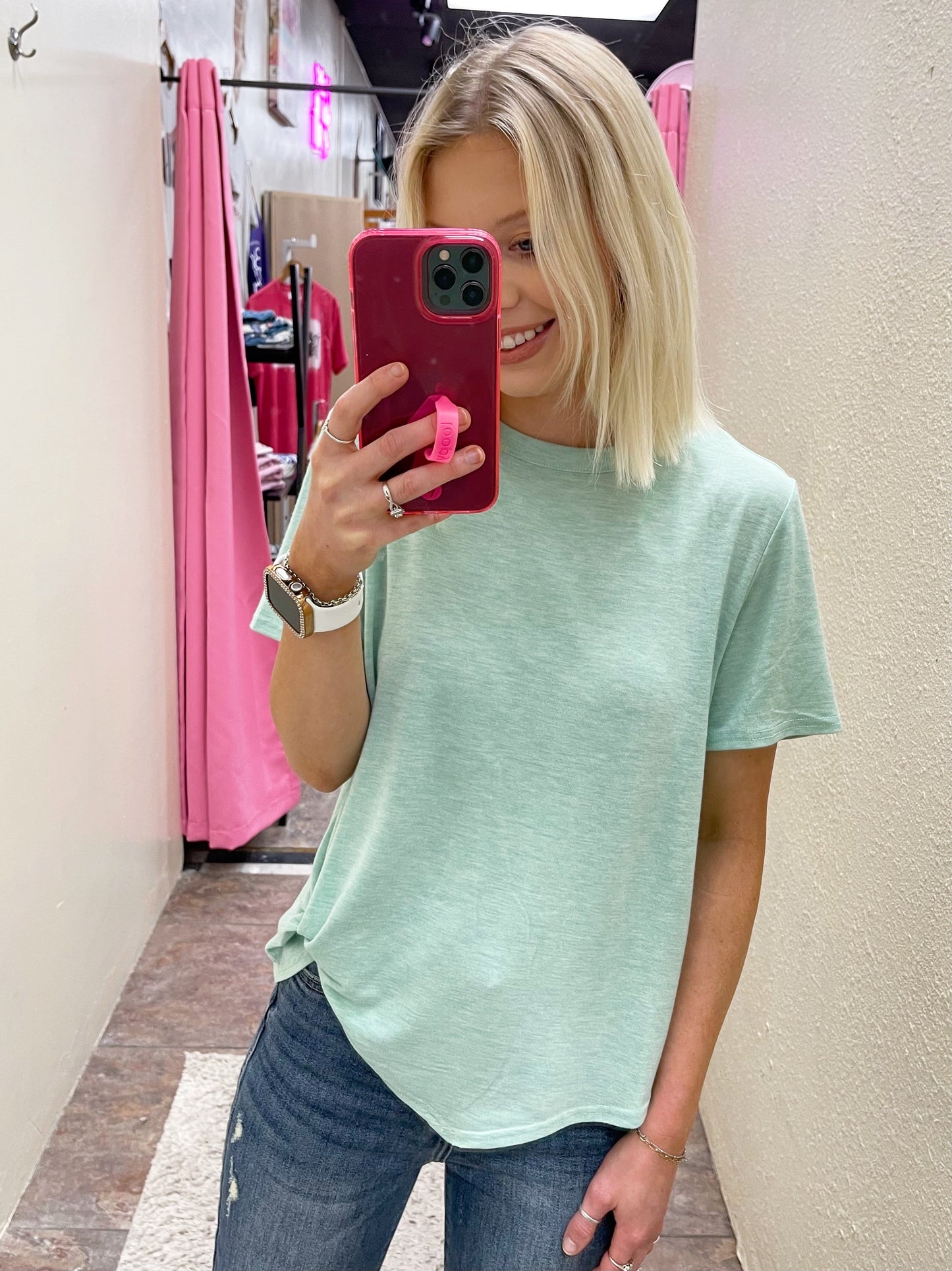 Twisted Hem Top