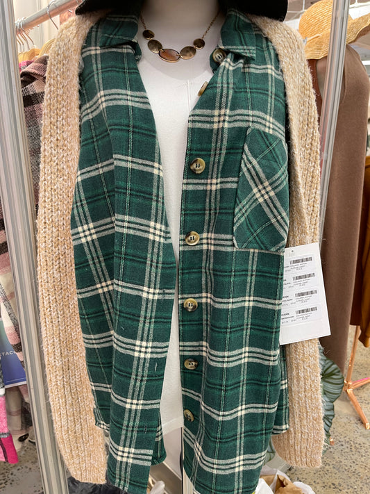 Phoebe Flannel Top