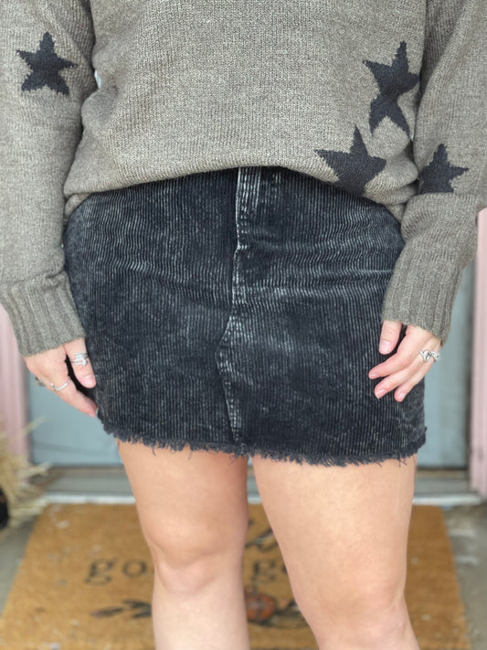 Corduroy Washed Skirts
