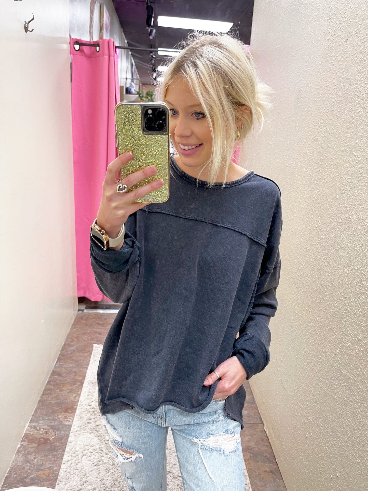 Washed Pullover