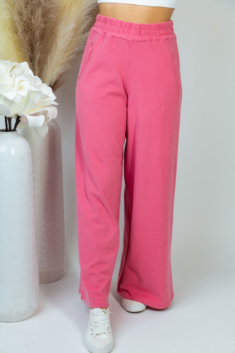 Pink Knit Pants