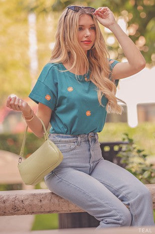 Willow Embroidered T shirt